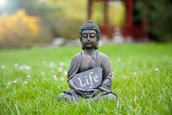 Medytacja Filozofia Buddyjska Postać Buddy — Zdjęcie stockowe