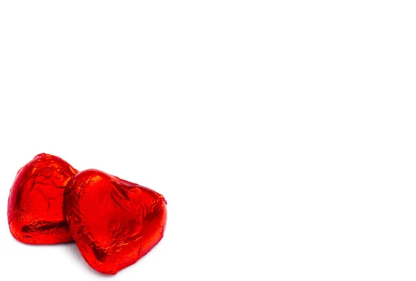 Chocolate Forma Corazón Para Concepto Amor Día San Valentín — Foto de Stock