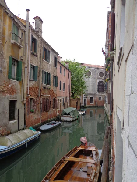 Waterway Venice Gondolas — Stock Photo, Image