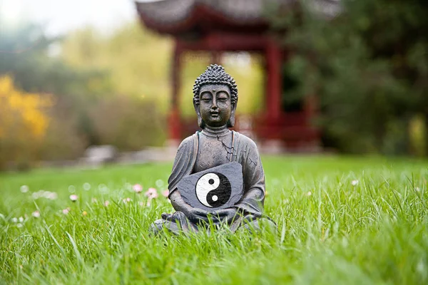 Socha Buddhy Buddhistická Filozofie — Stock fotografie