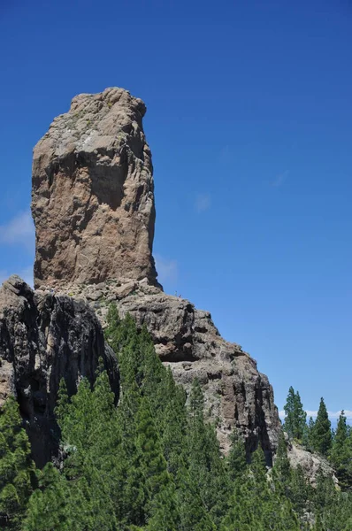 Roque Nublo Gran Canaria — стоковое фото