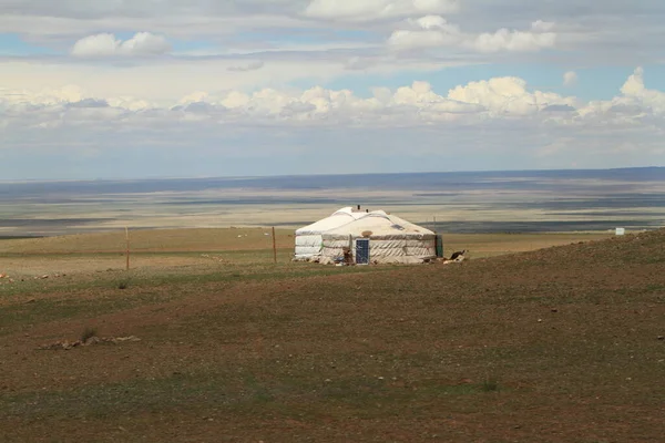 Campamento Yurtas Mongolia —  Fotos de Stock