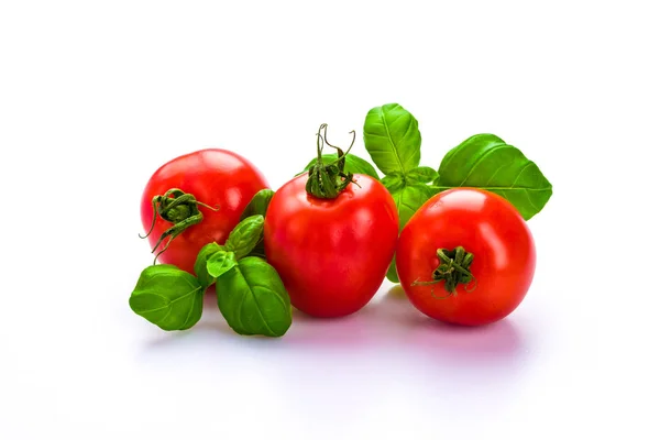 Red Ripe Tomatoes Close — Stock Photo, Image