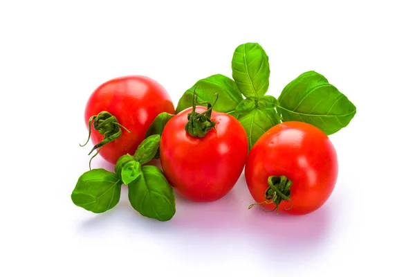 Red Ripe Tomatoes Close — Stock Photo, Image