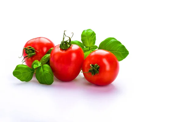 Red Ripe Tomatoes Close — Stock Photo, Image