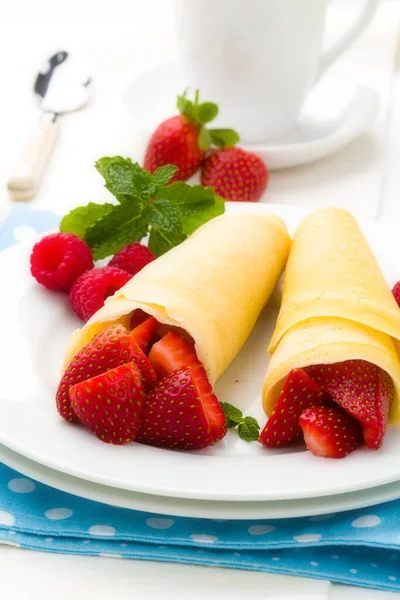 Leckere Pfannkuchen Hintergrund Nahaufnahme — Stockfoto