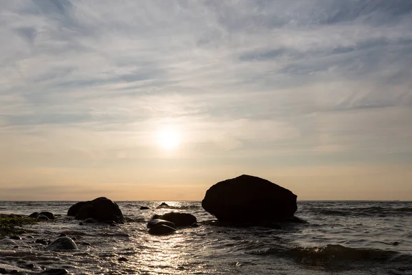 サンセット バルト海 — ストック写真