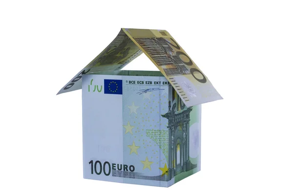 Euro Casa 100 200 — Foto de Stock