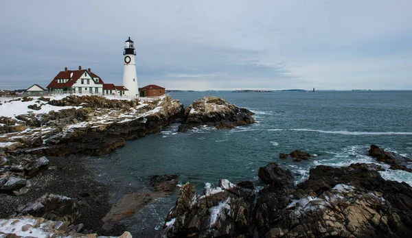 Portland Head Light Maine Usa 1787 — стоковое фото