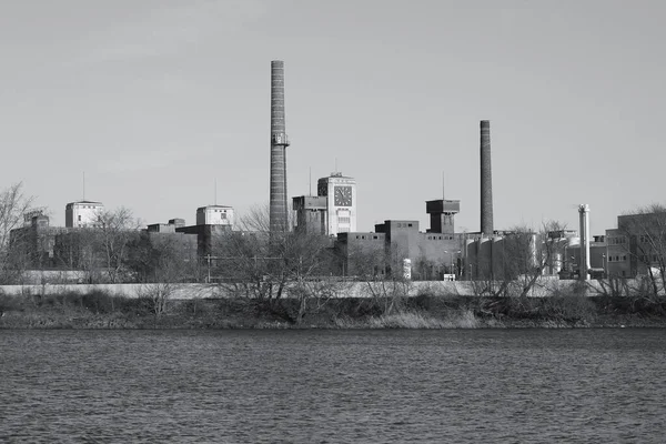昔の工業用地の写真 ウィッテンベルゲのミシン工場 — ストック写真