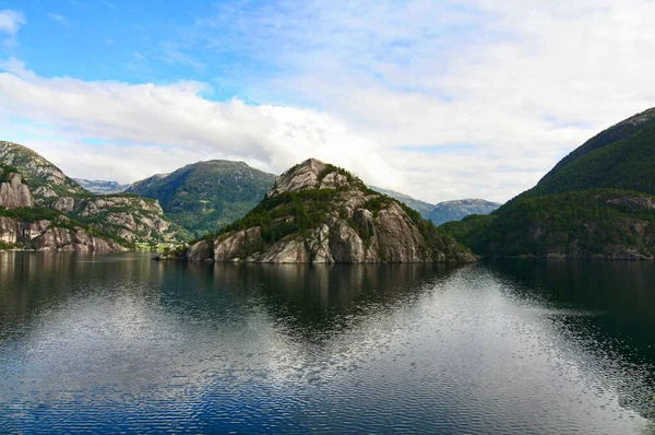 Noruega Sobre Naturaleza Paisaje Fondo — Foto de Stock