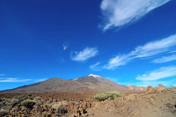 Paisaje Del Desierto Parque Nacional Volcan Teide Tenerife Islas Canarias —  Fotos de Stock