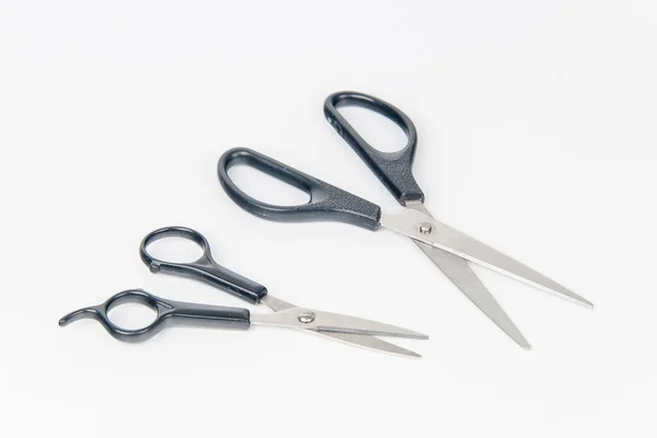 Metal Scissors Isolated White Background — Stock Photo, Image