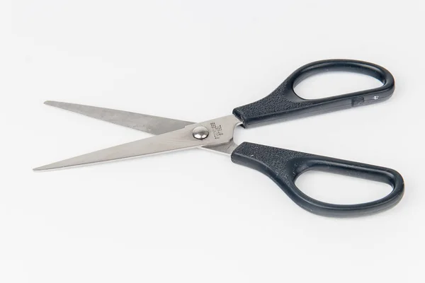 Metal Scissors Isolated White Background — Stock Photo, Image