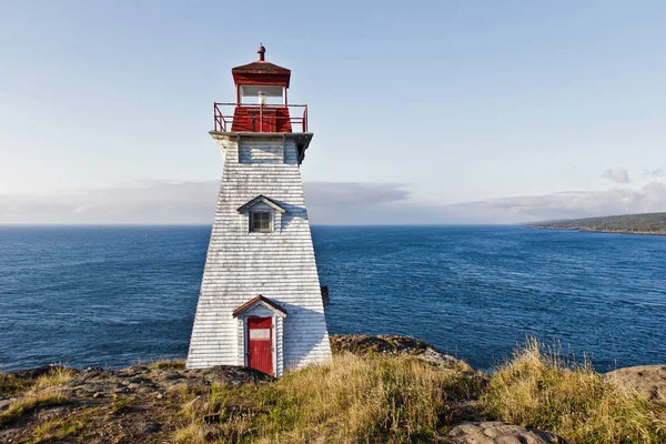 Faro Principal Del Jabalí Nueva Scotia Canada — Foto de Stock