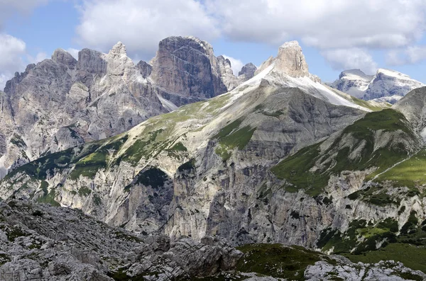 Schwaben Alpint Huvud Torre Dei Scarperi Sexten Dolomiter Belluno Sydtyrolen — Stockfoto