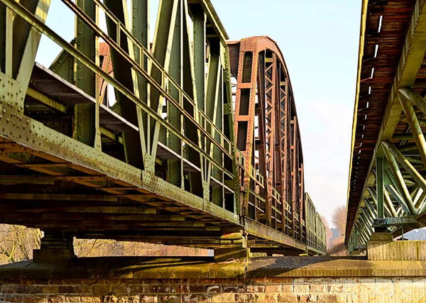 Vista Panorámica Arquitectura Estructura Del Puente —  Fotos de Stock