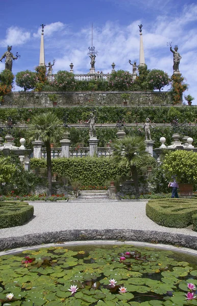 Lago Maggiore Isola Bella Sziget — Stock Fotó