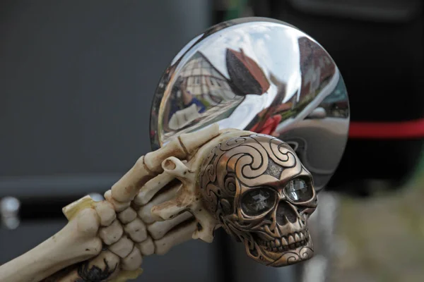 Cráneo Una Motocicleta — Foto de Stock