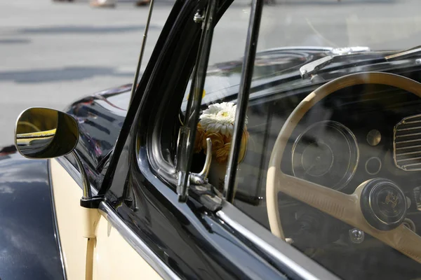 Espelho Exterior Carro Vintage — Fotografia de Stock