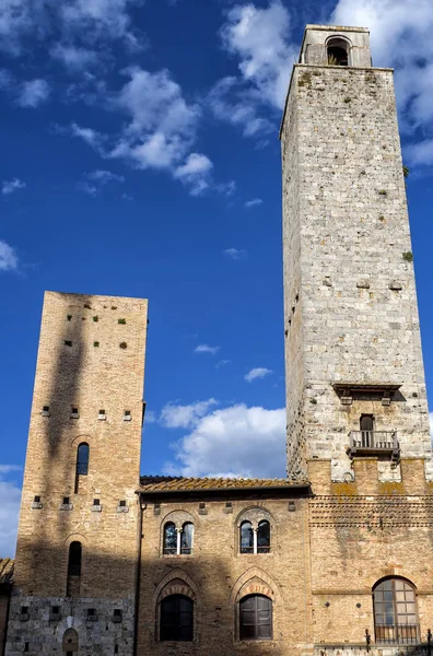 San Gimignano Paese Toscana — Foto Stock