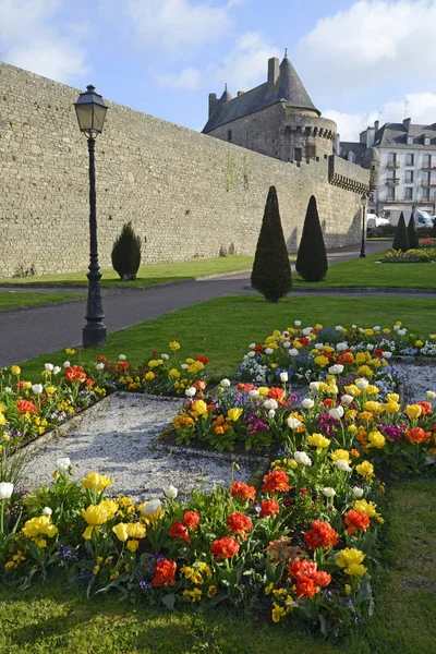 Mur Miejski Hennebont Bretania — Zdjęcie stockowe