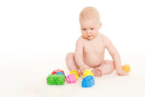 Sweet Small Baby Toys White Background — Stock Photo, Image