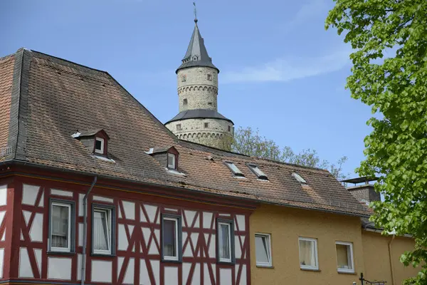 Casas Hexenturm Idstein Taunus — Foto de Stock