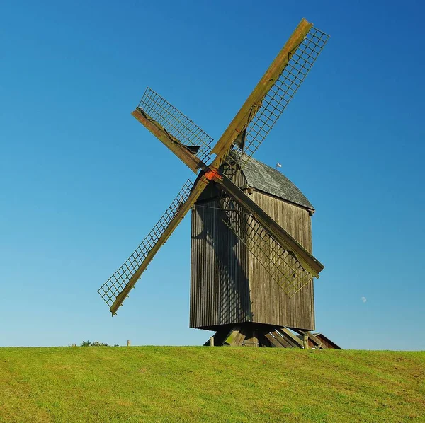 Bock Molino Viento Pudagla Schmollensee Usedom — Foto de Stock