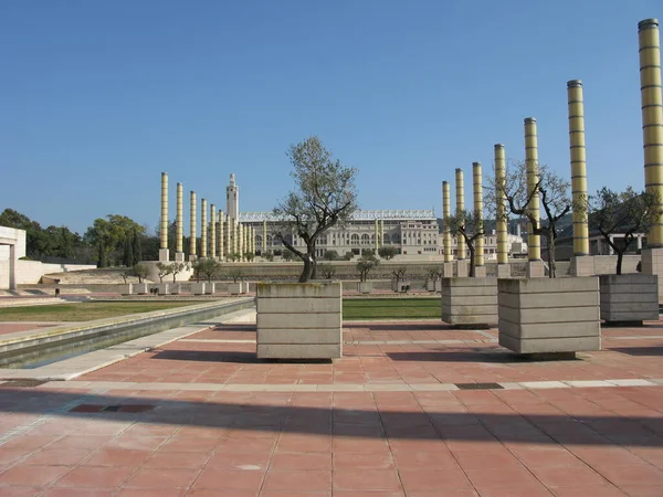 Park Olimpijski Barcelonie — Zdjęcie stockowe