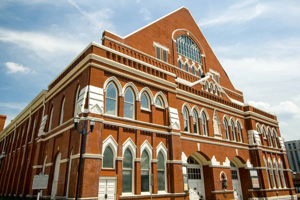 Auditorio Ryman Nashville Tennessee — Foto de Stock