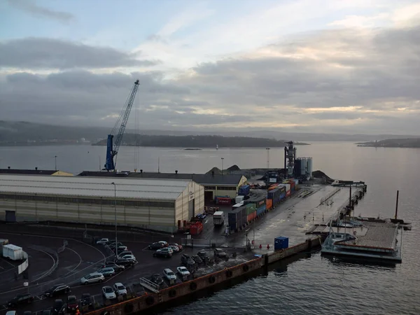 Viaje Barco Norway Finales Otoño — Foto de Stock