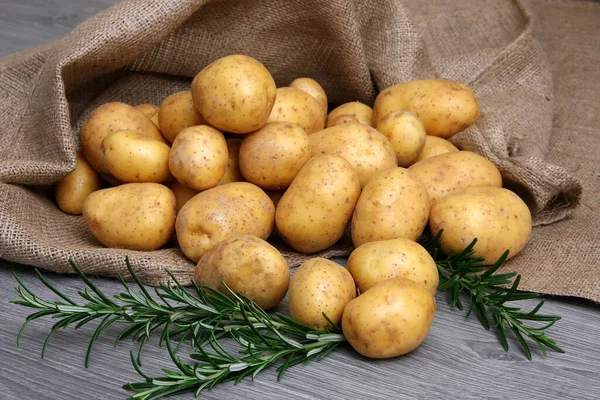 Картопля Розмарину Приготування Їжі — стокове фото