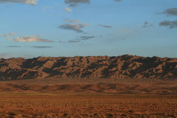 モンゴルのゴビ砂漠では — ストック写真