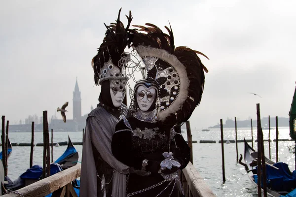 Benátská Karnevalová Oslava Itálie — Stock fotografie