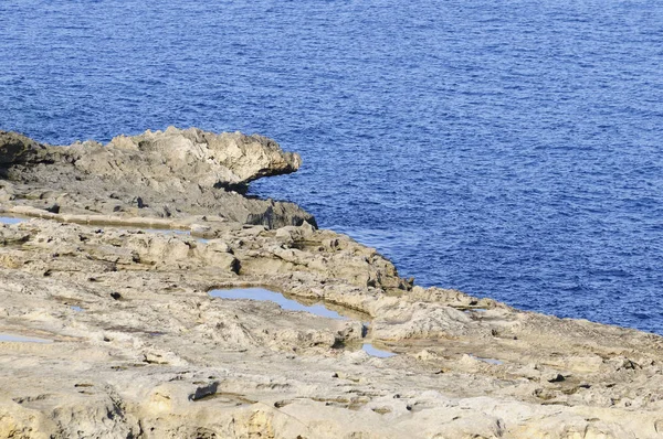 地中海沿岸からの海の景色は — ストック写真