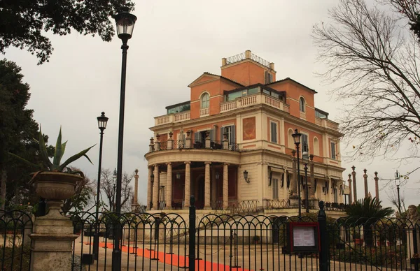 Vista Casina Valadier Villa Borghese Roma — Foto de Stock