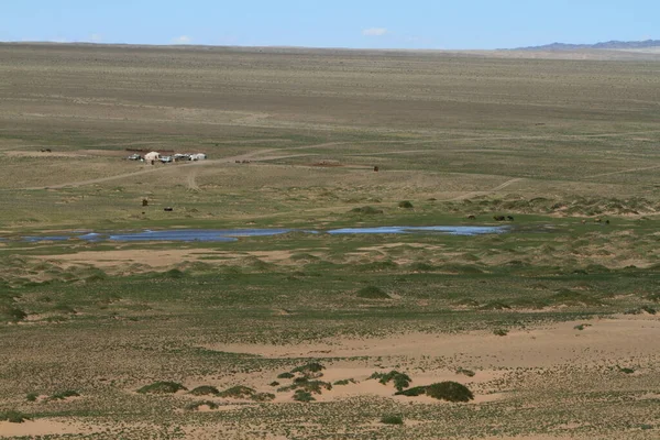 Paysages Dans Steppe Mongolienne — Photo