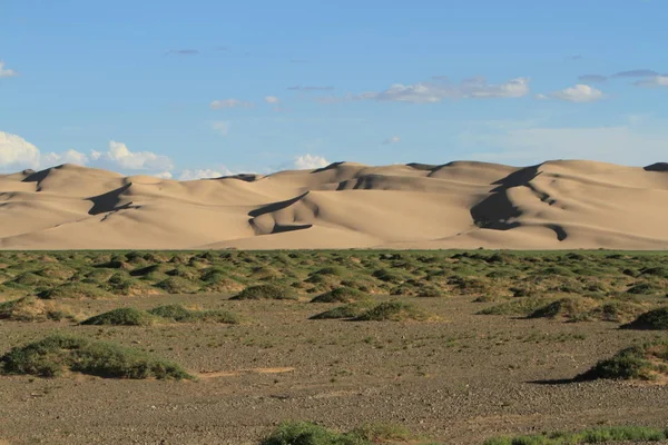 ゴビ砂漠モンゴルの砂丘は — ストック写真