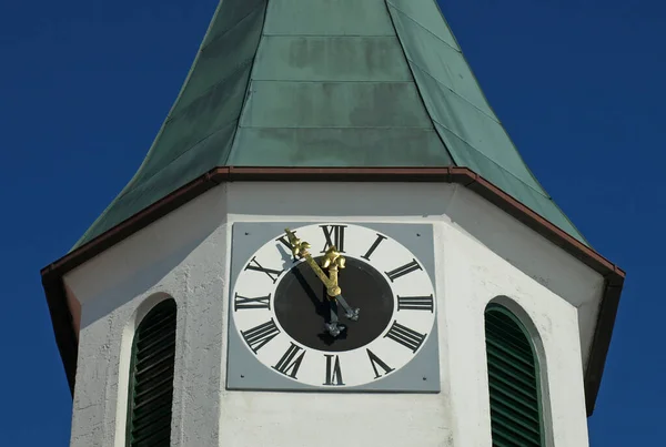 Tour Horloge Dans Ville Saint Pétersbourg Russie — Photo