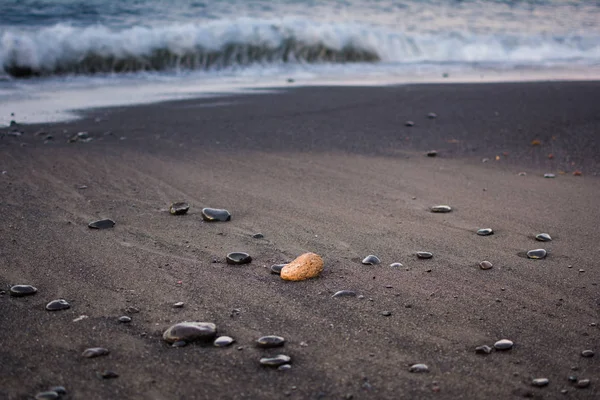 Вулканический Пляж Тенерифе — стоковое фото