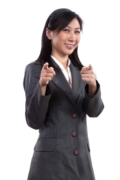 Pretty Twenties Asian Businesswoman — Stock Photo, Image