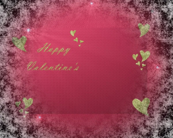 Briefen Alle Liebe Zum Valentinstag — Stockfoto