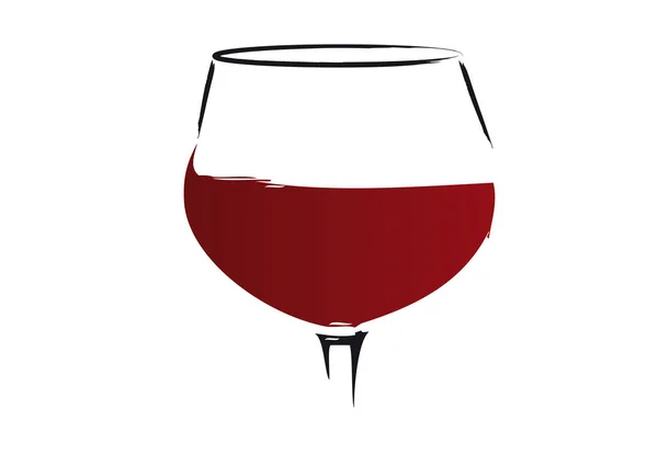 Grandi Bicchieri Vino Decanter — Foto Stock