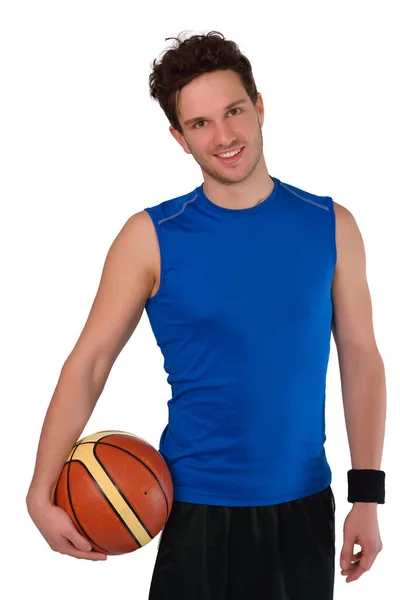 Young Basketball Player Isolated — Stock Photo, Image