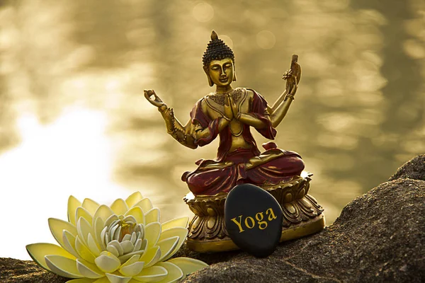 Filosofía Budista Figurita Buda — Foto de Stock
