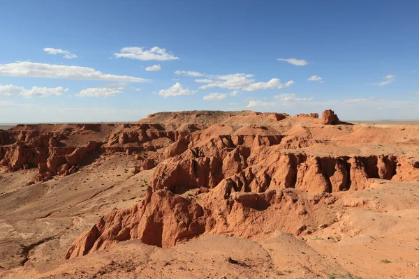 Røde Klipper Formationer Gobi Ørken - Stock-foto