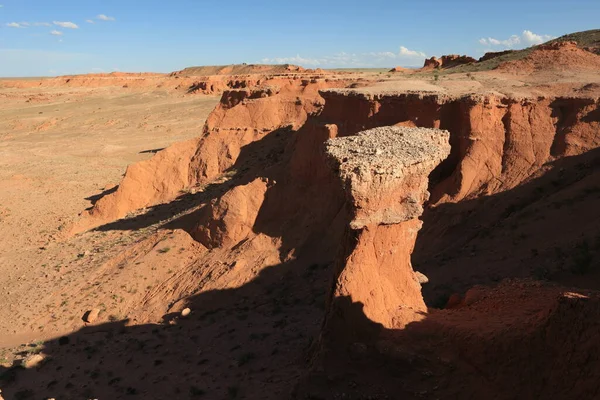 Bayanzag Blazing Rocks Gobi Desert — Stock Photo, Image