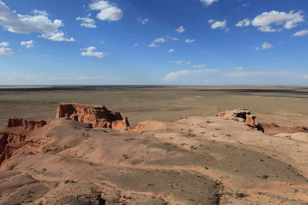 Rode Rotsen Formaties Van Gobi Woestijn — Stockfoto