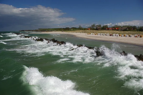 Beach Wustrow Storm — Stock Photo, Image